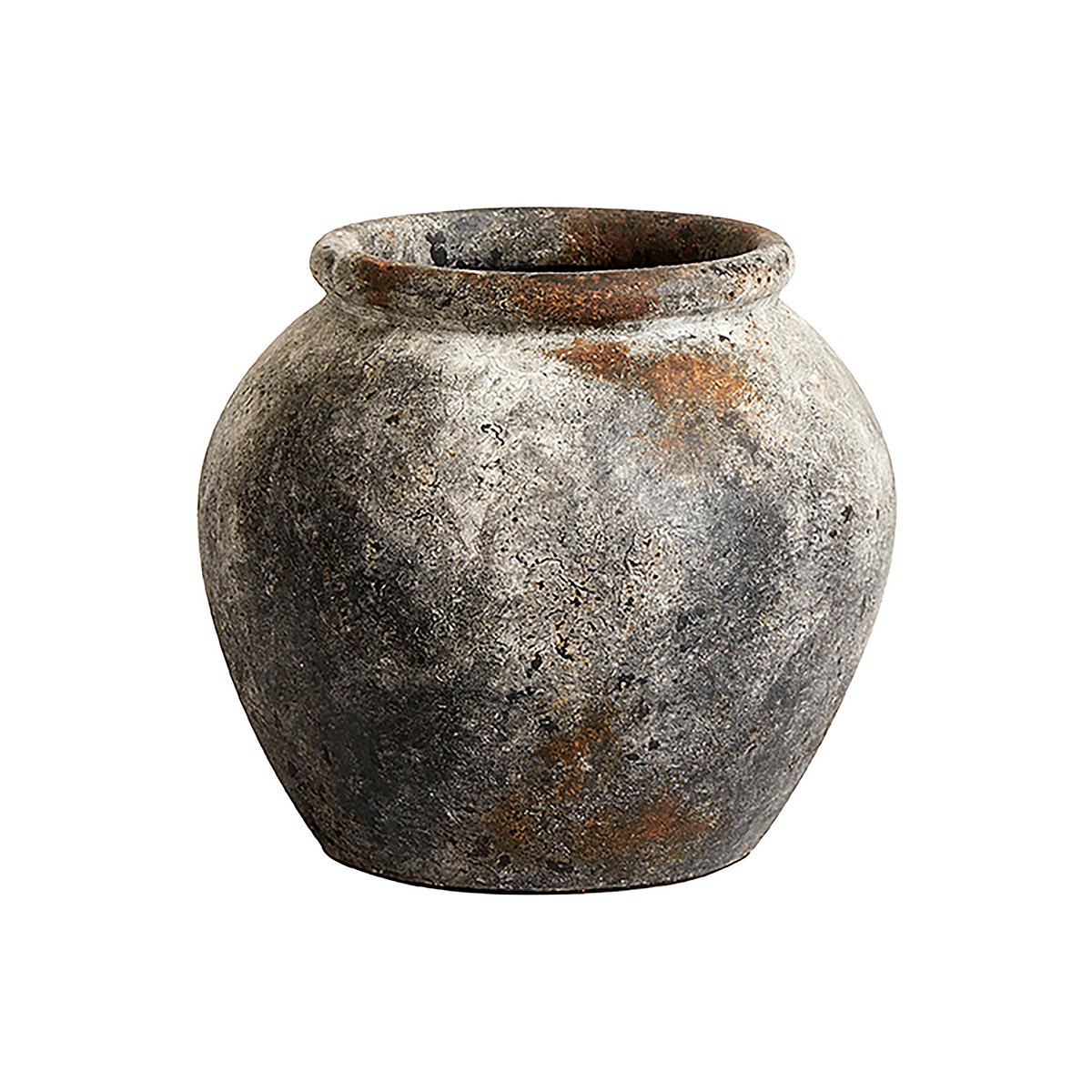 Echo ruukku 25 cm Ruoste-harmaa