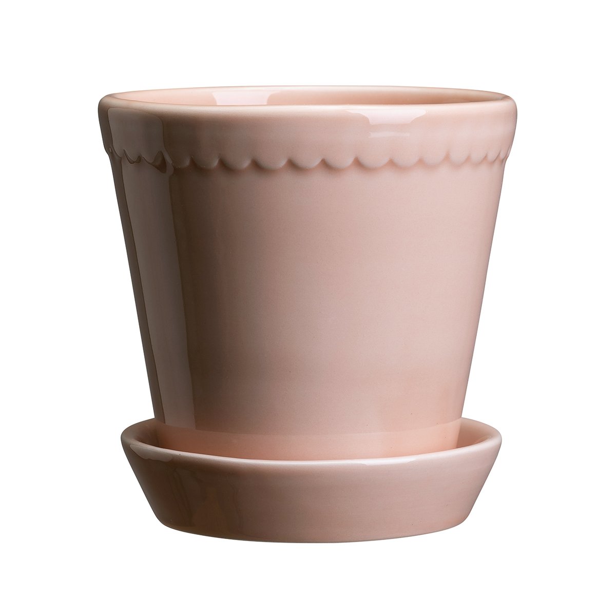 Helena ruukku lasitettu Ø14 cm Quartz rose