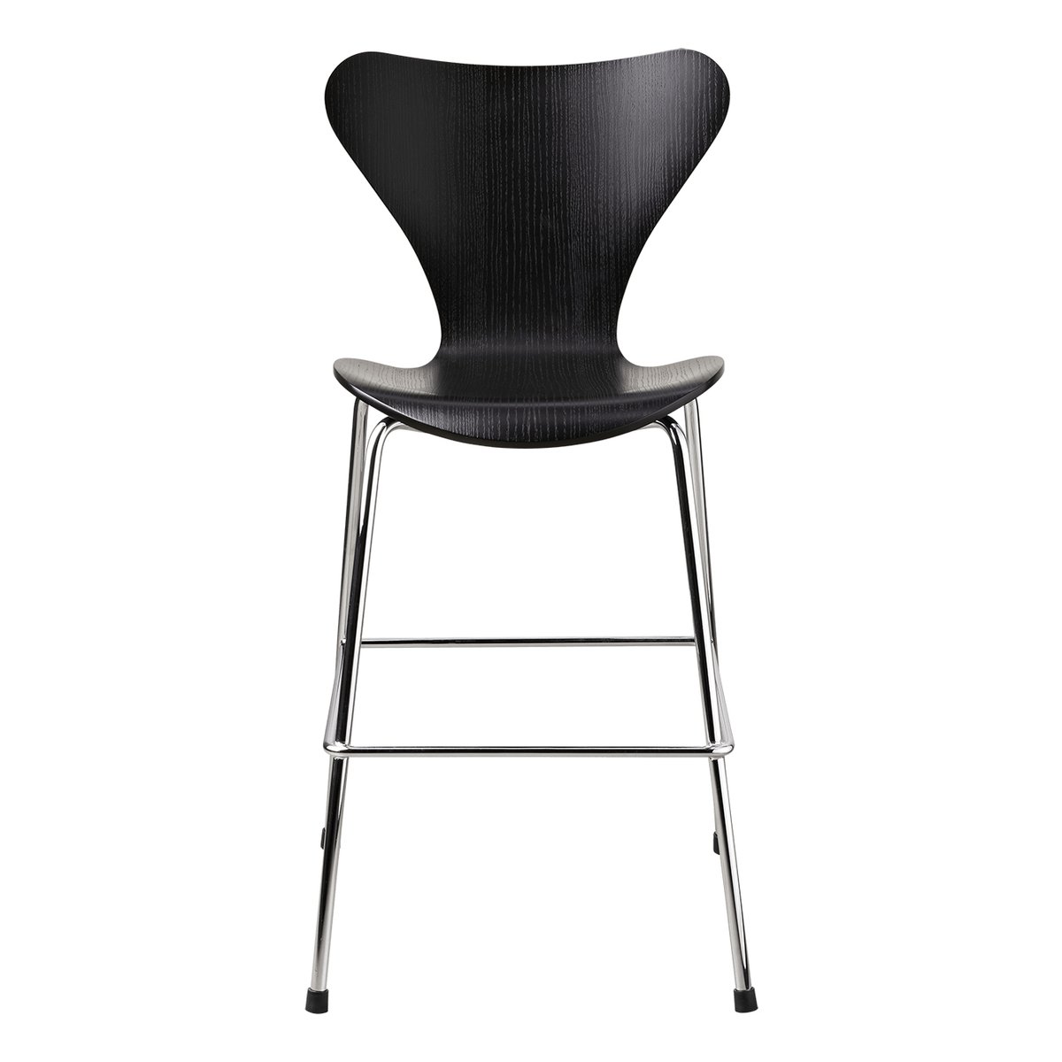 3177 Sjuan Junior -tuoli, kromi Black
