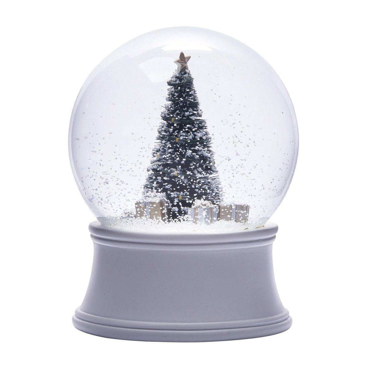 Snovia pyrypallo kuusi 15 cm Valkoinen-kirkas
