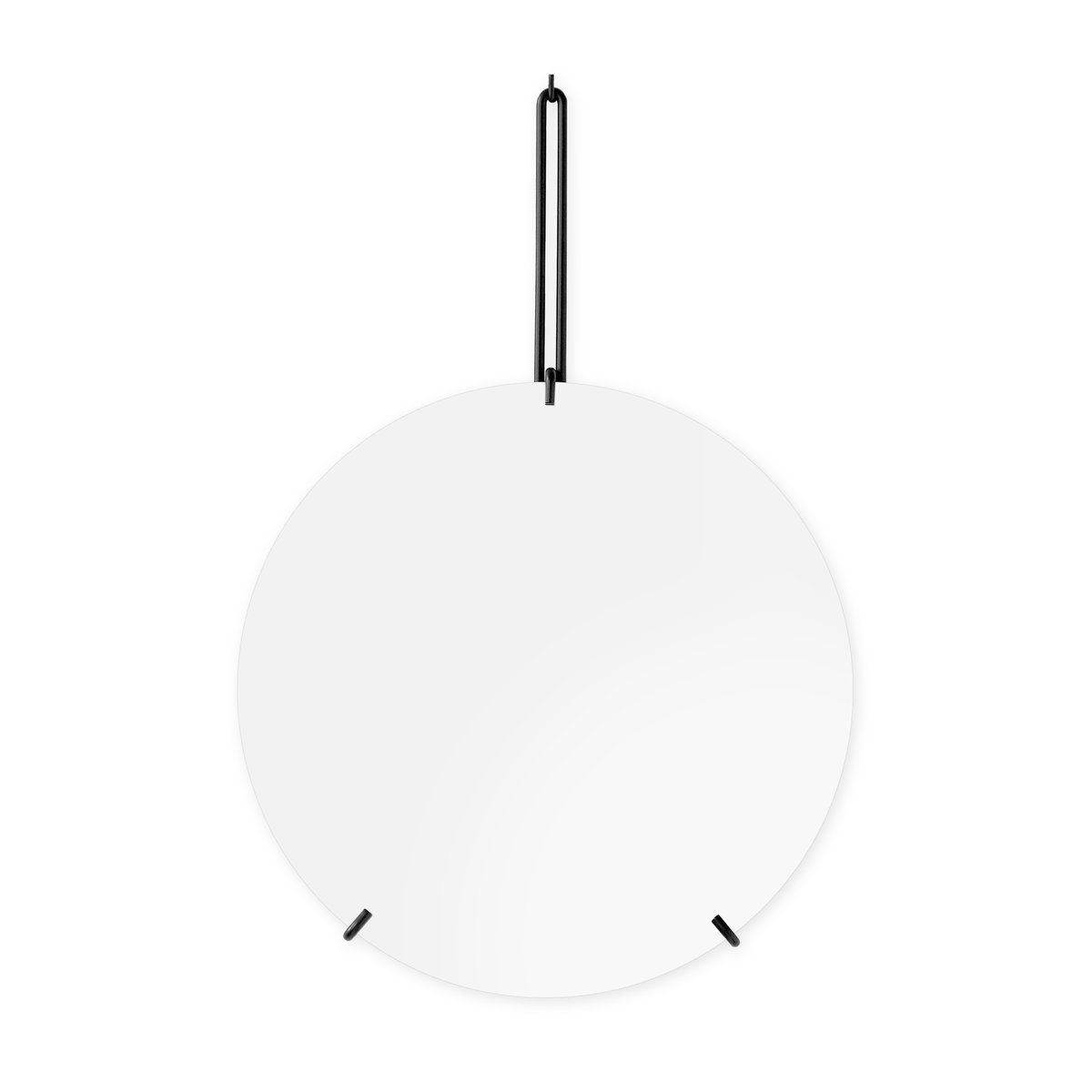 Moebe Wall mirror Ø 30 cm Musta