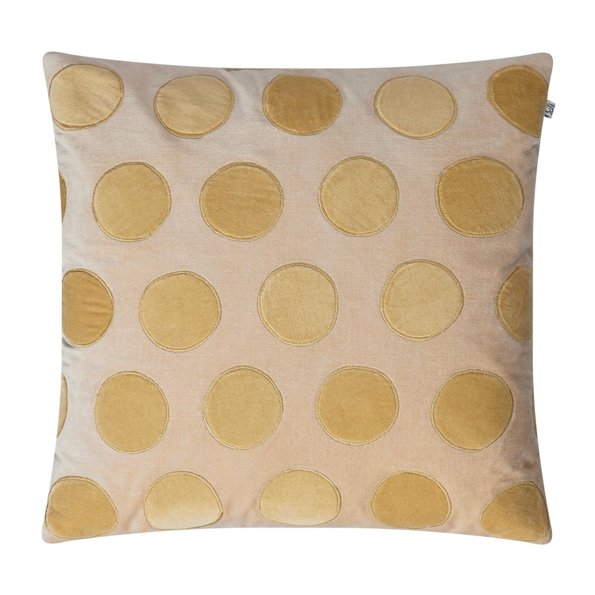 Circle tyynynpäällinen 50x50 cm Beige-spicy yellow
