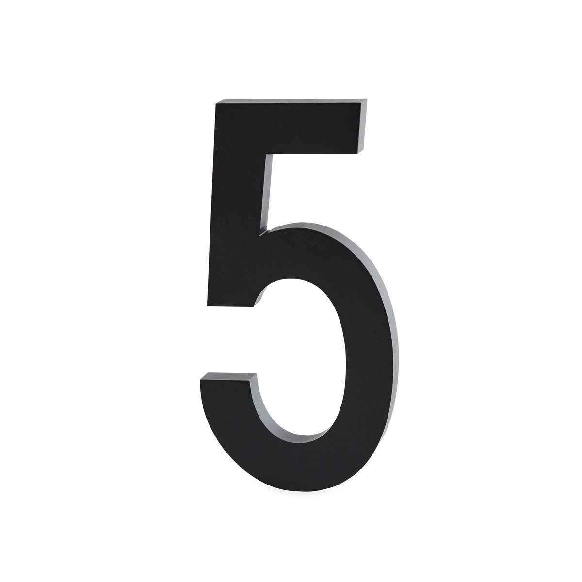 Design Letters numerot alumiini 50 mm 5