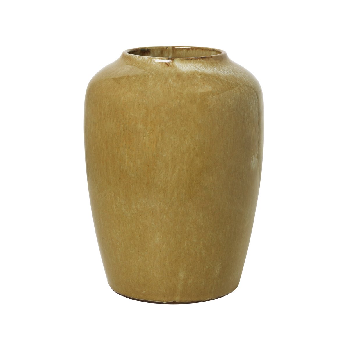 Cph Curve -keramiikkamaljakko 24,5 cm Dark yellow