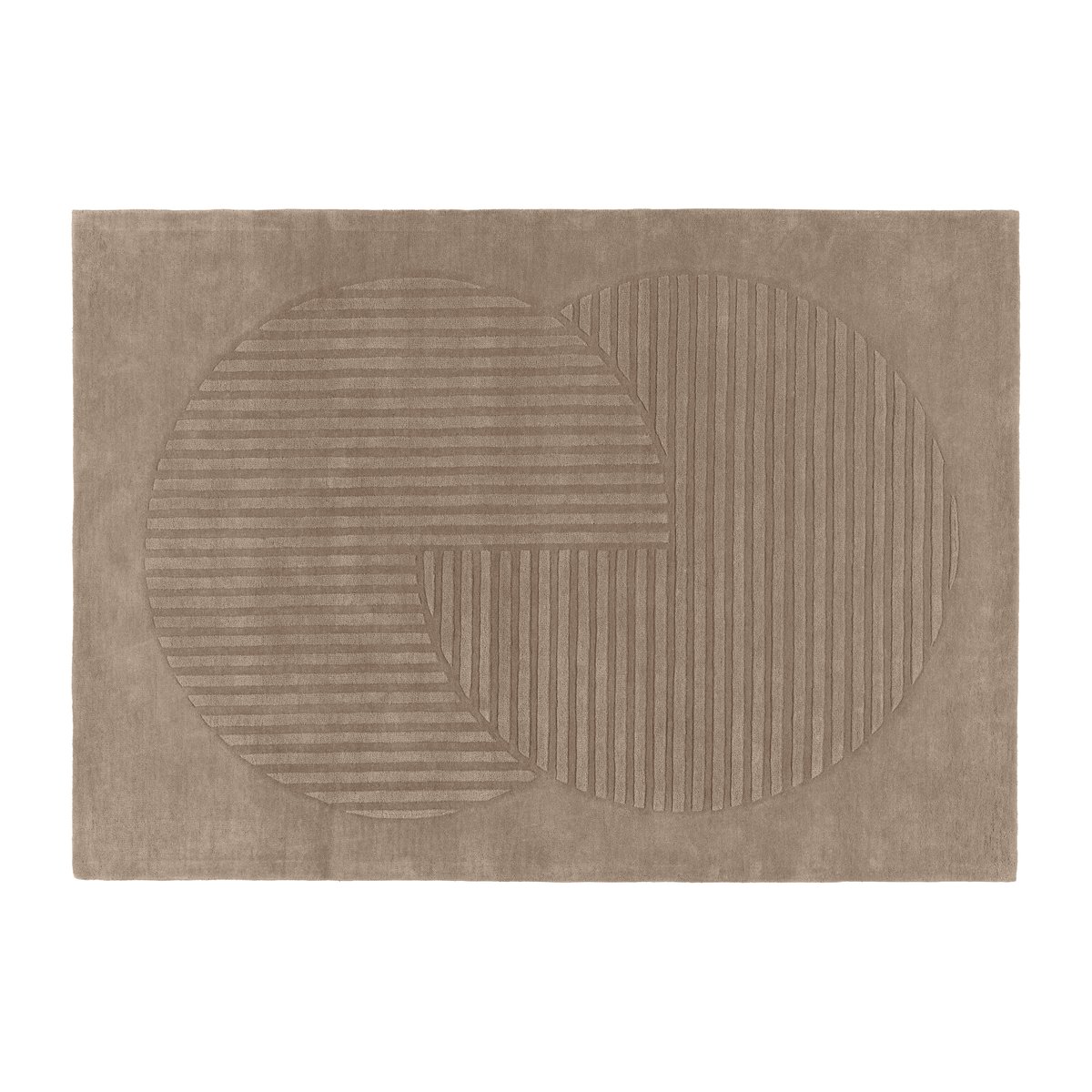 Levels villamatto circles harmaa 200x300 cm