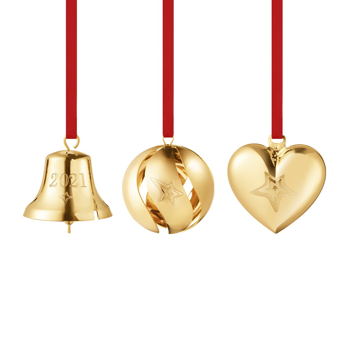 2021 Chriisitmas Collectibles lahjasetti kultapinnoitettu
