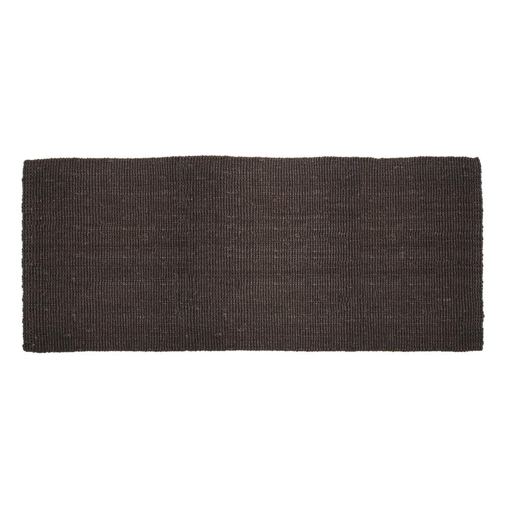 Juutti ovimatto musta 80x180 cm