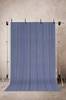 LORI STRIPE 02 villamatto 200x300 cm Sininen/ruosteenruskea