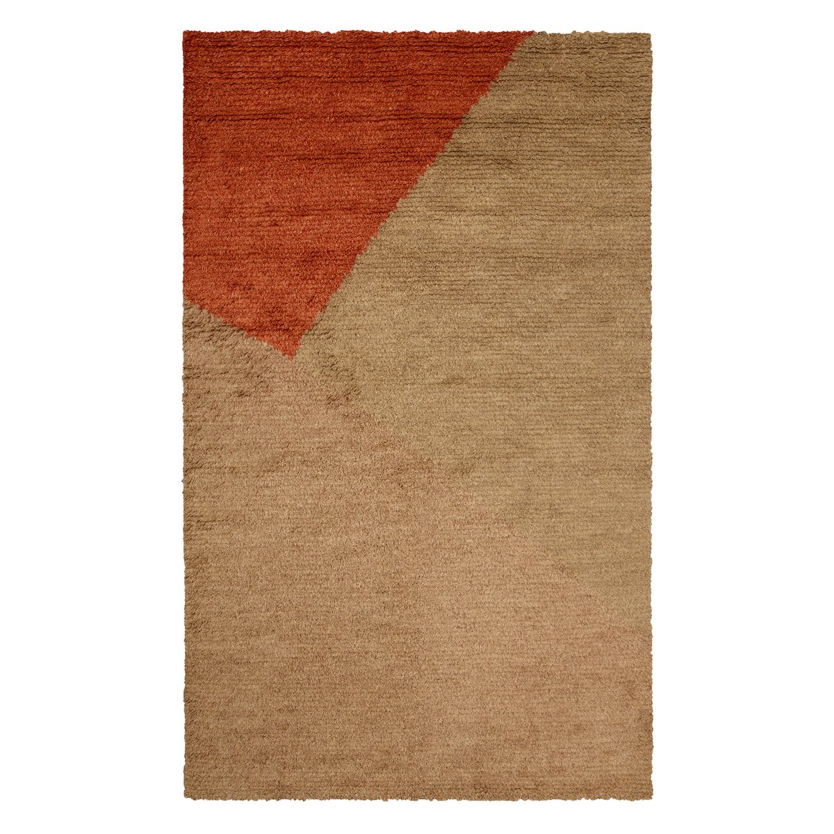 Mala villamatto, 180 x 270 cm Rust-beige-taupe