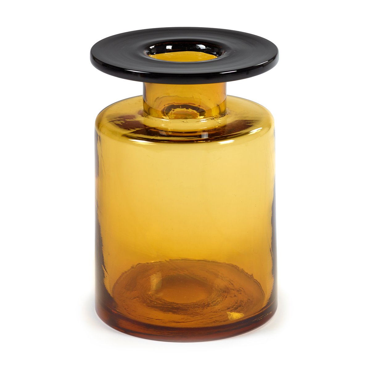 Wind & Fire -maljakko 27 cm Amber-black