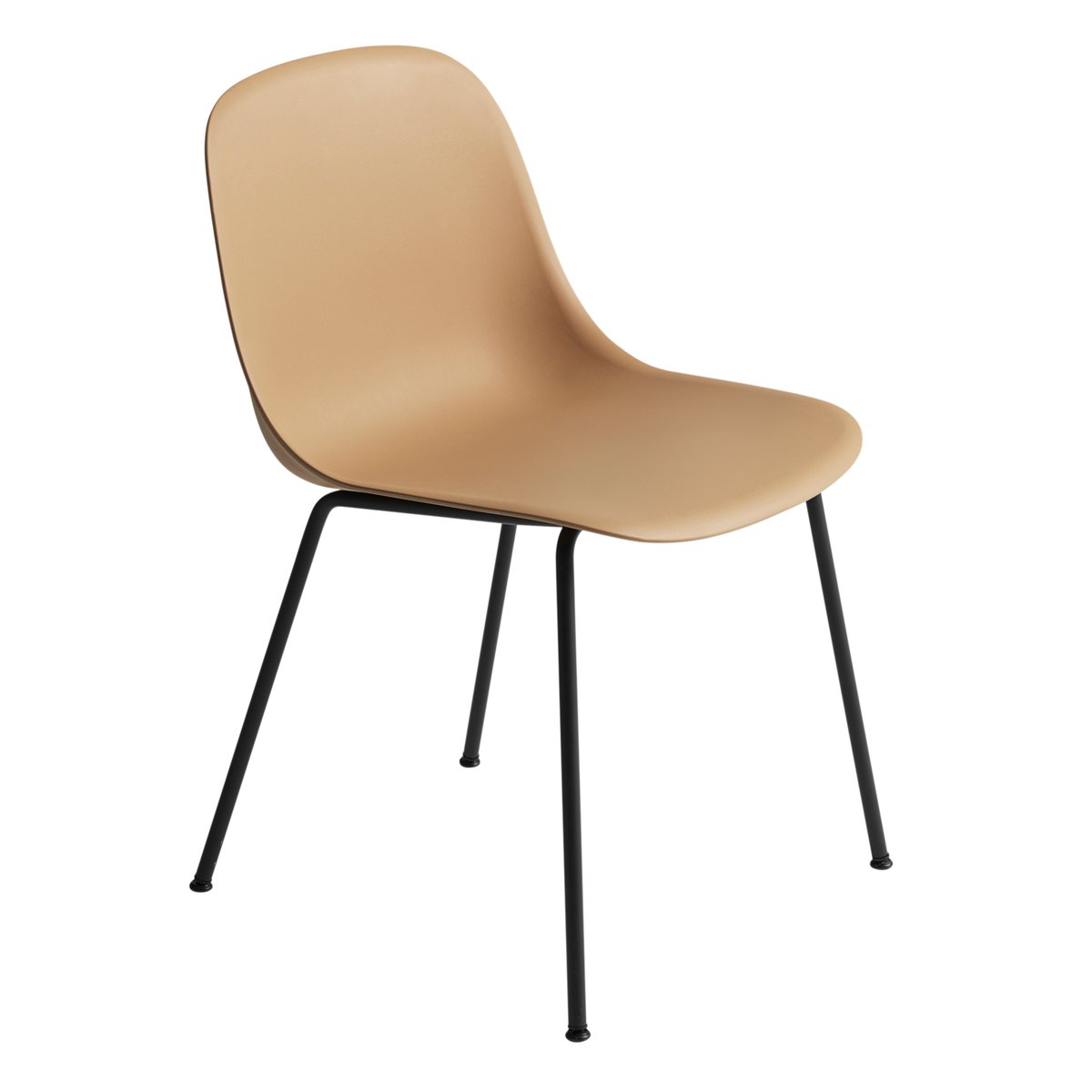 Fiber side chair tuoli okra (keltainen)