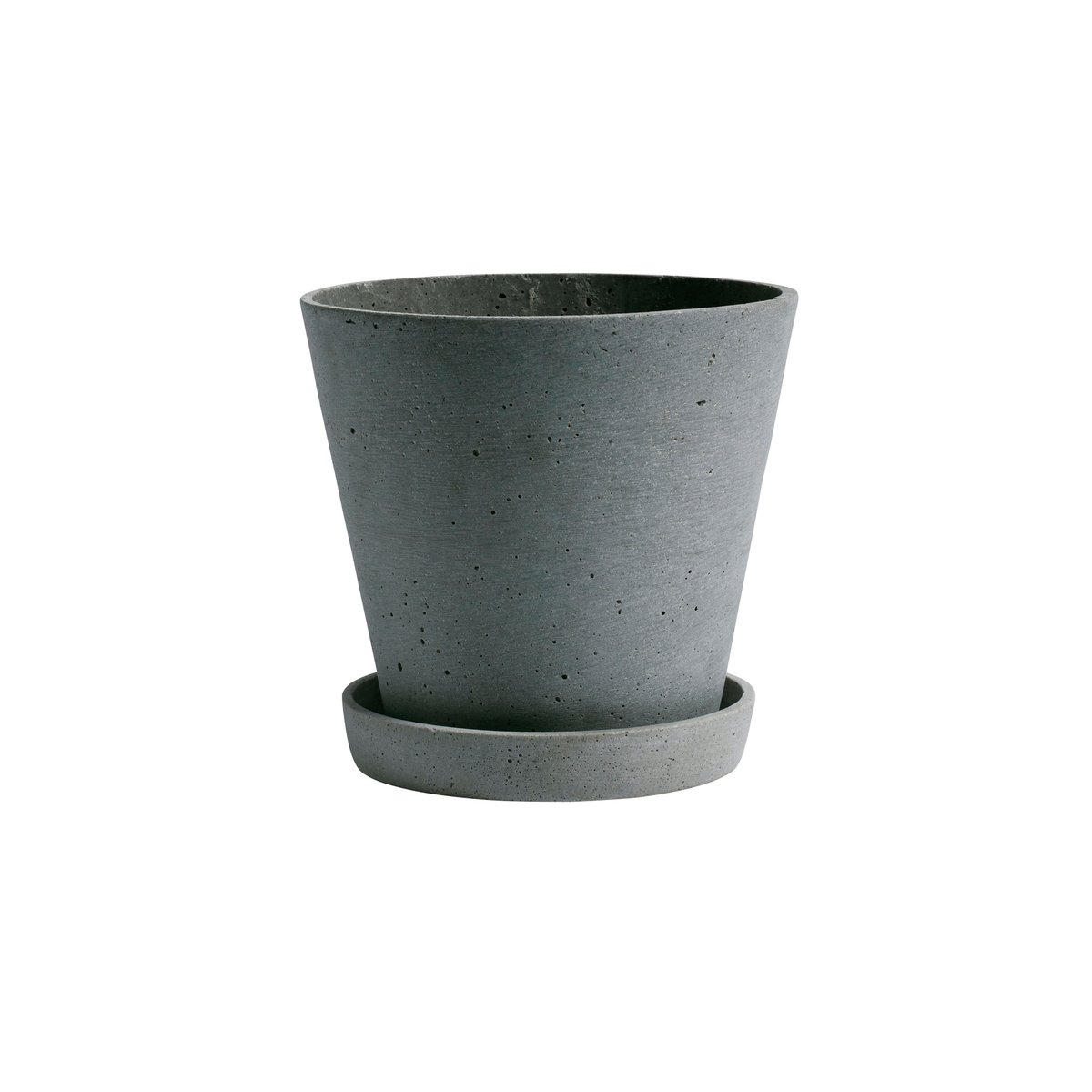 HAY Flowerpot with saucer -ruukku XL Vihreä