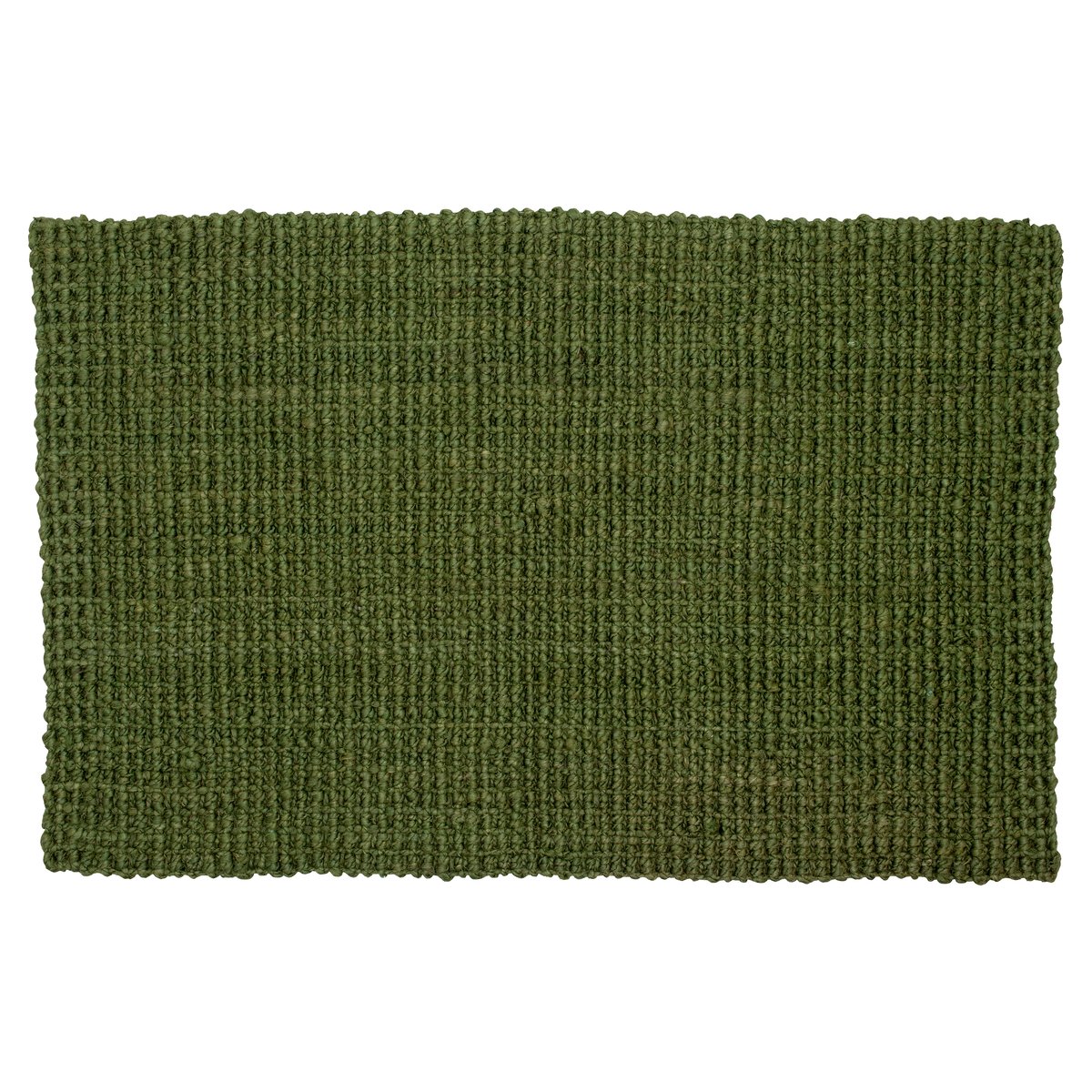 Jute ovimatto, dark green 60 x 90 cm
