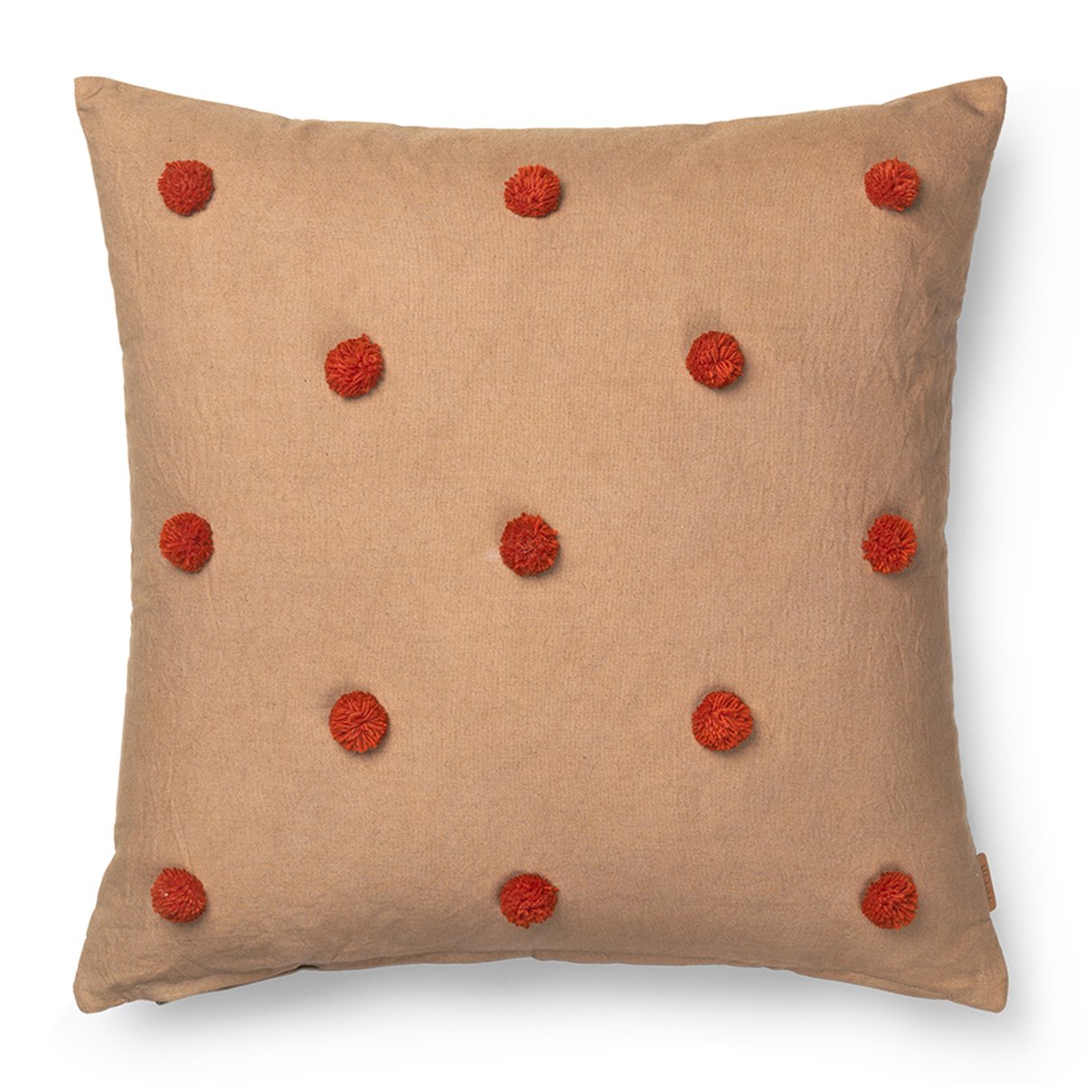 Dot tyyny 50x50 cm Camel-red