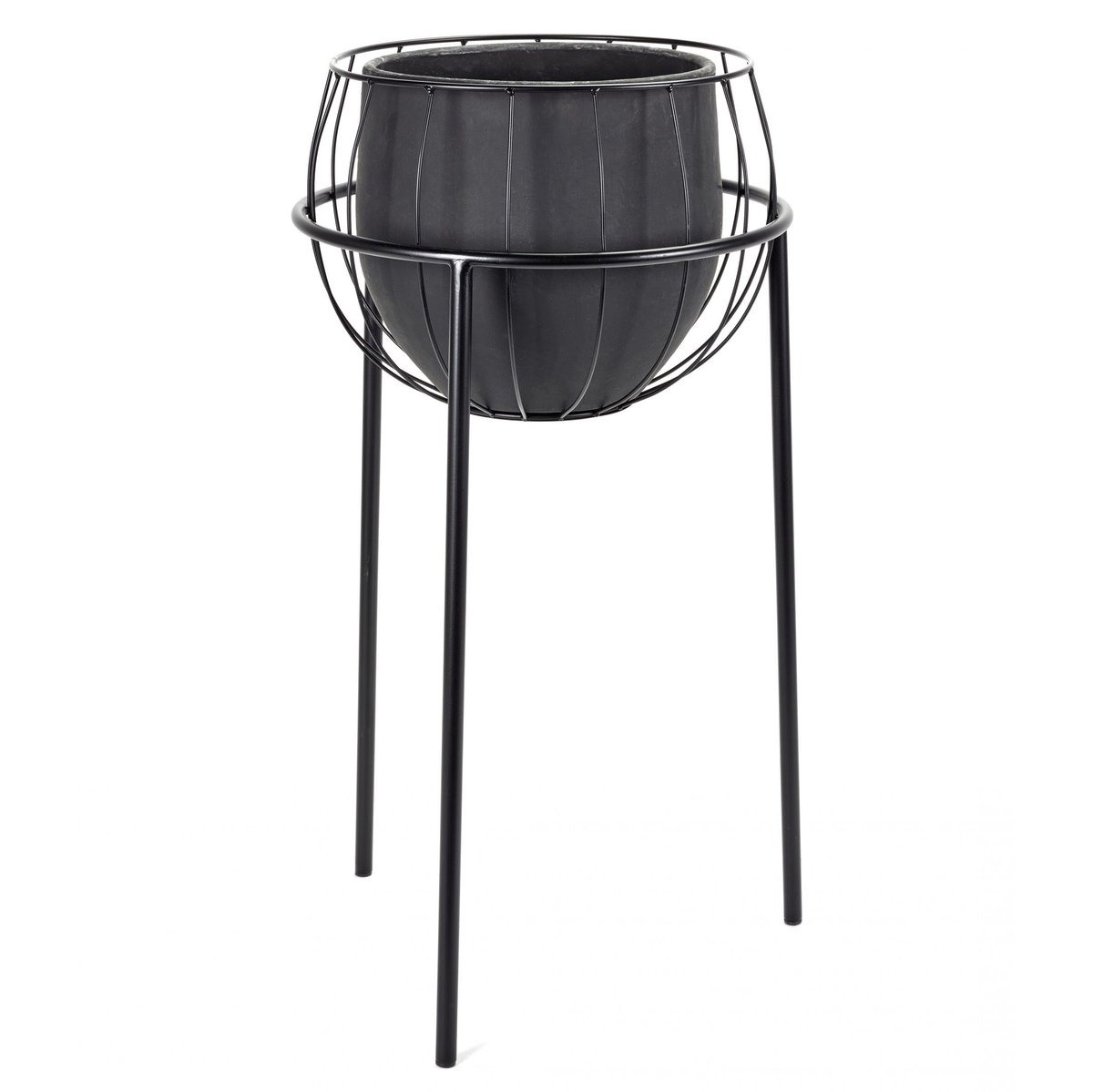 Serax ruukku jalustalla Black