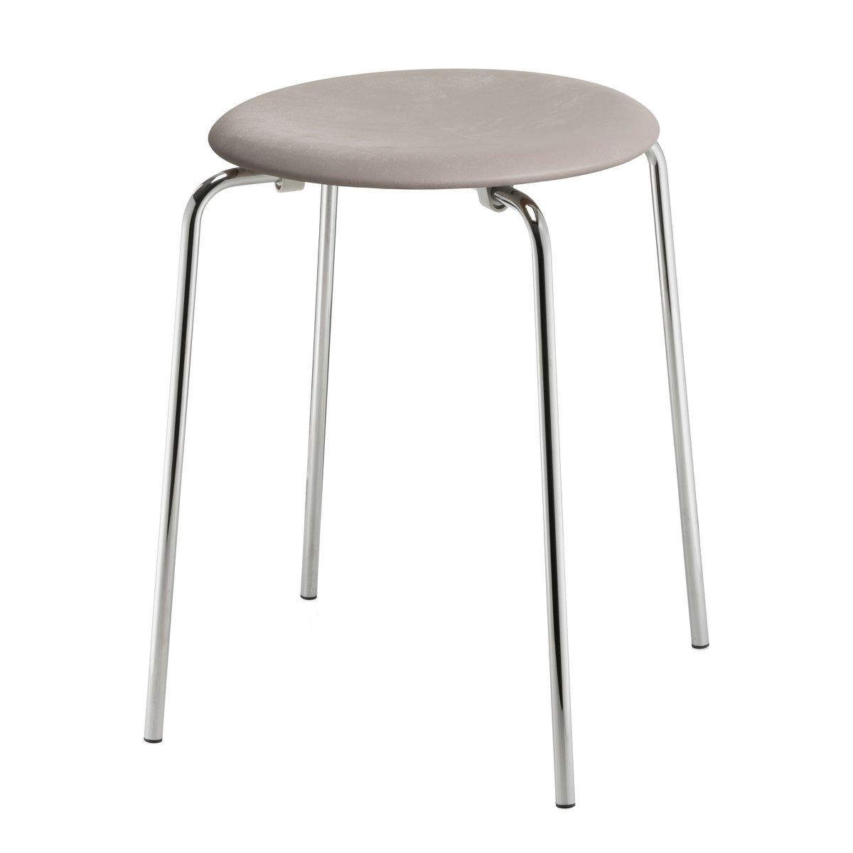 Dot-jakkara, nahka Lava grey-chrome