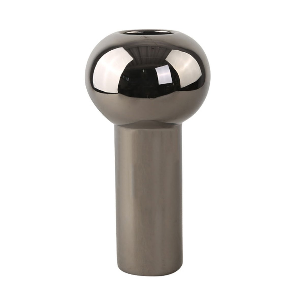 Pillar maljakko 24 cm Dark Silver