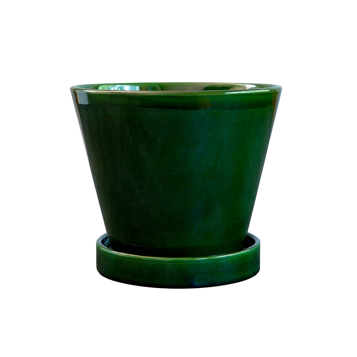 Julie ruukku lasitettu Ø15 cm Green emerald