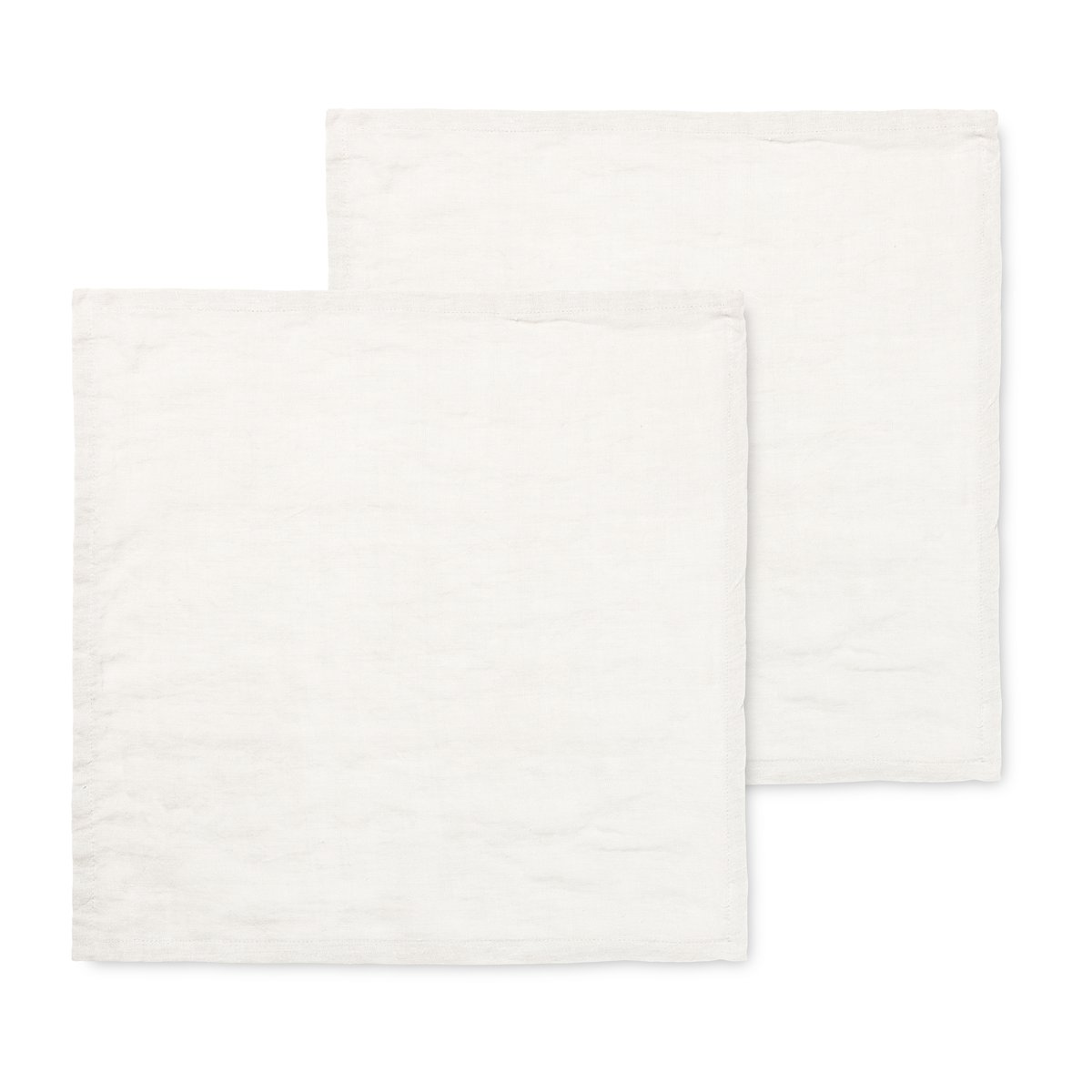 Ferm Living linnelautasliinat 2-pack Off-white