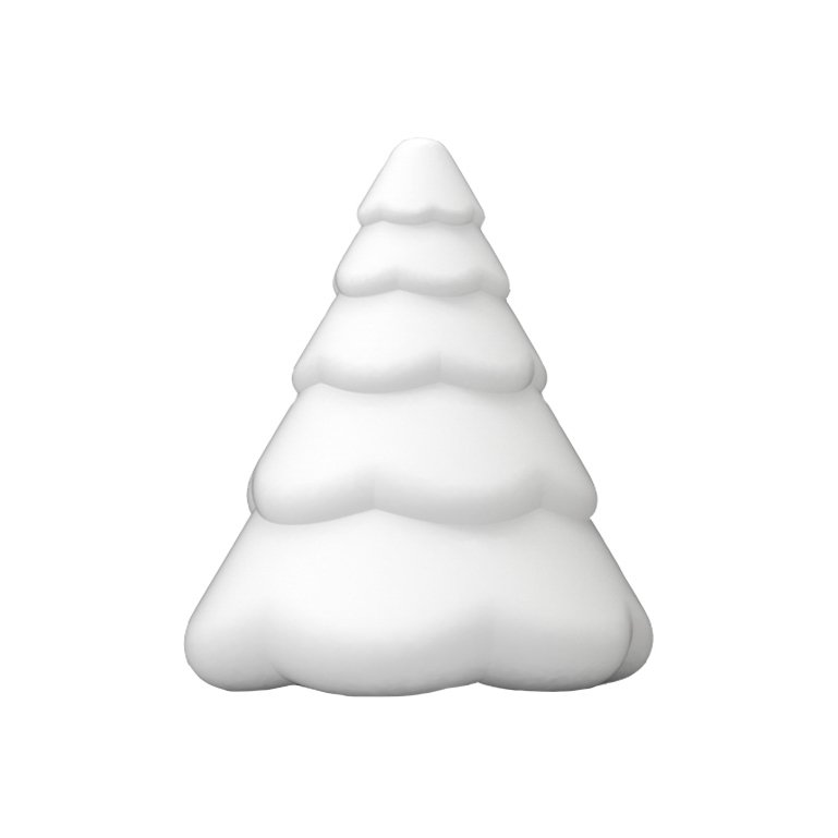 Snowy joulukuusi 20 cm White