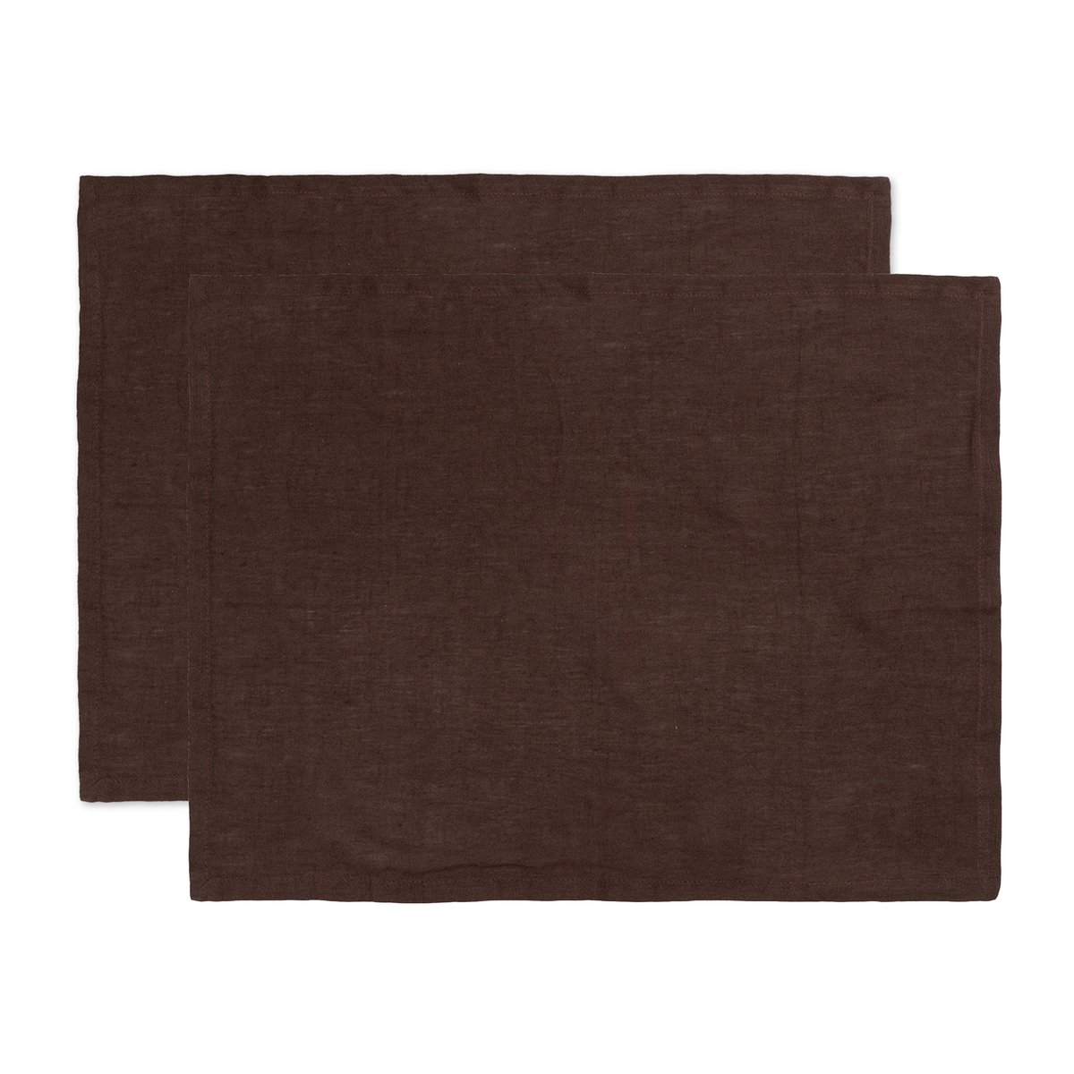 Ferm Living tabletti linne 2-pack Chocolate