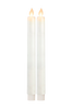 LED-antiikkikynttilät 24 cm, 2/pakk.