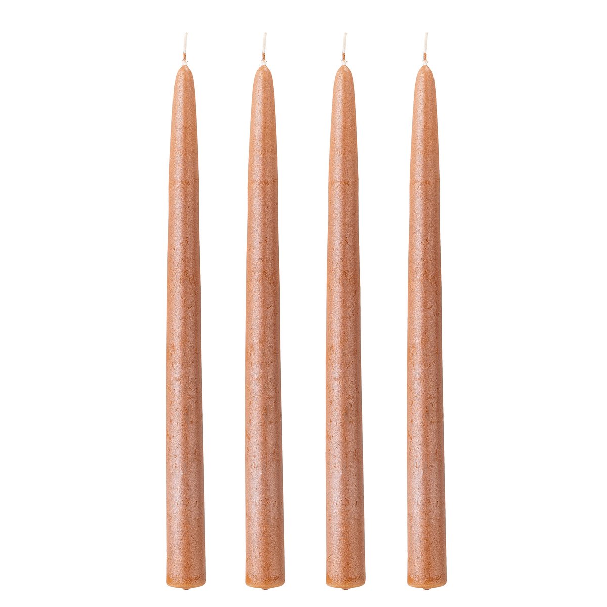 Shimmer kynttilät 4-pack Ruskea
