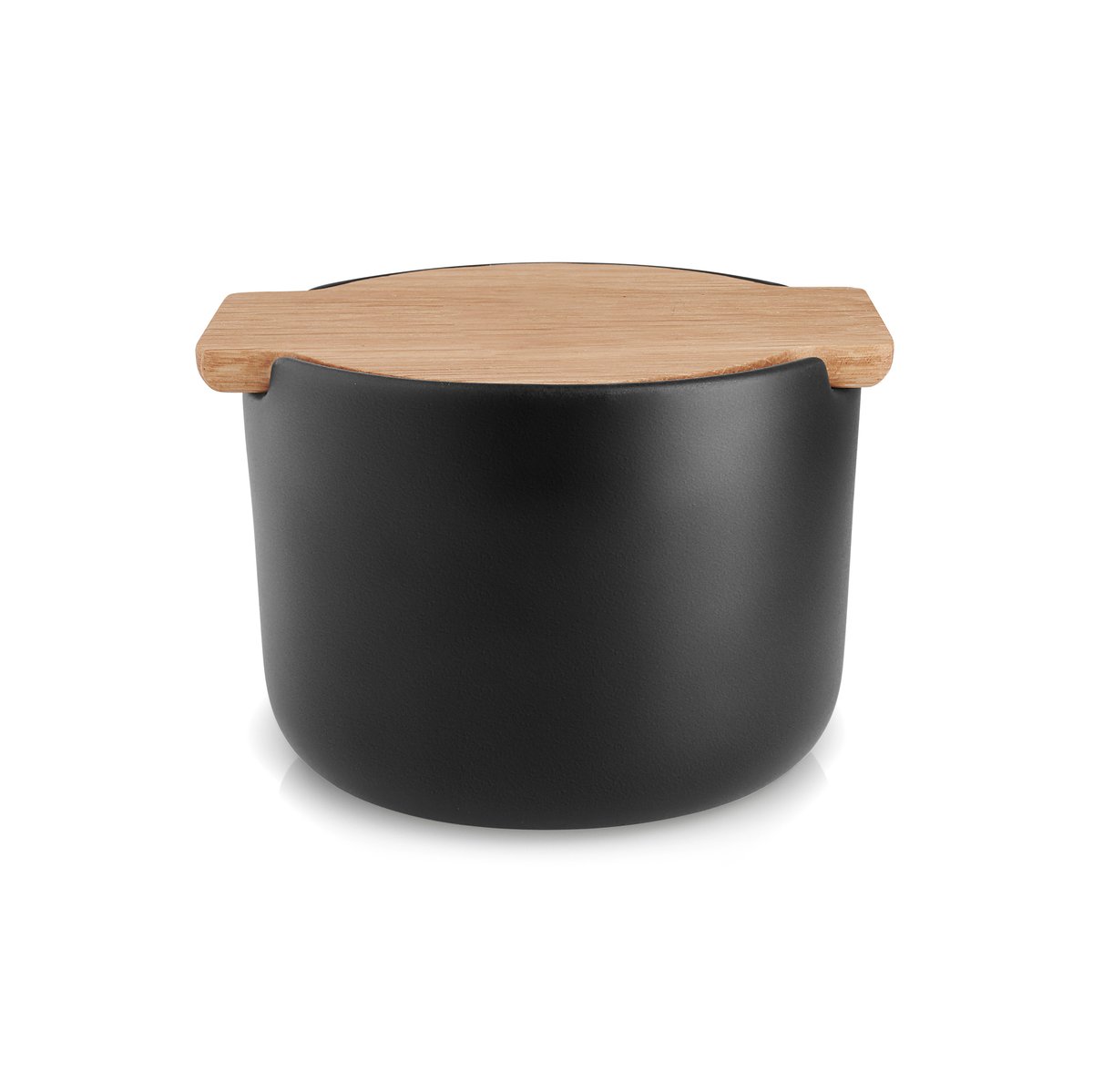 Nordic Kitchen kannellinen suola-astia Musta