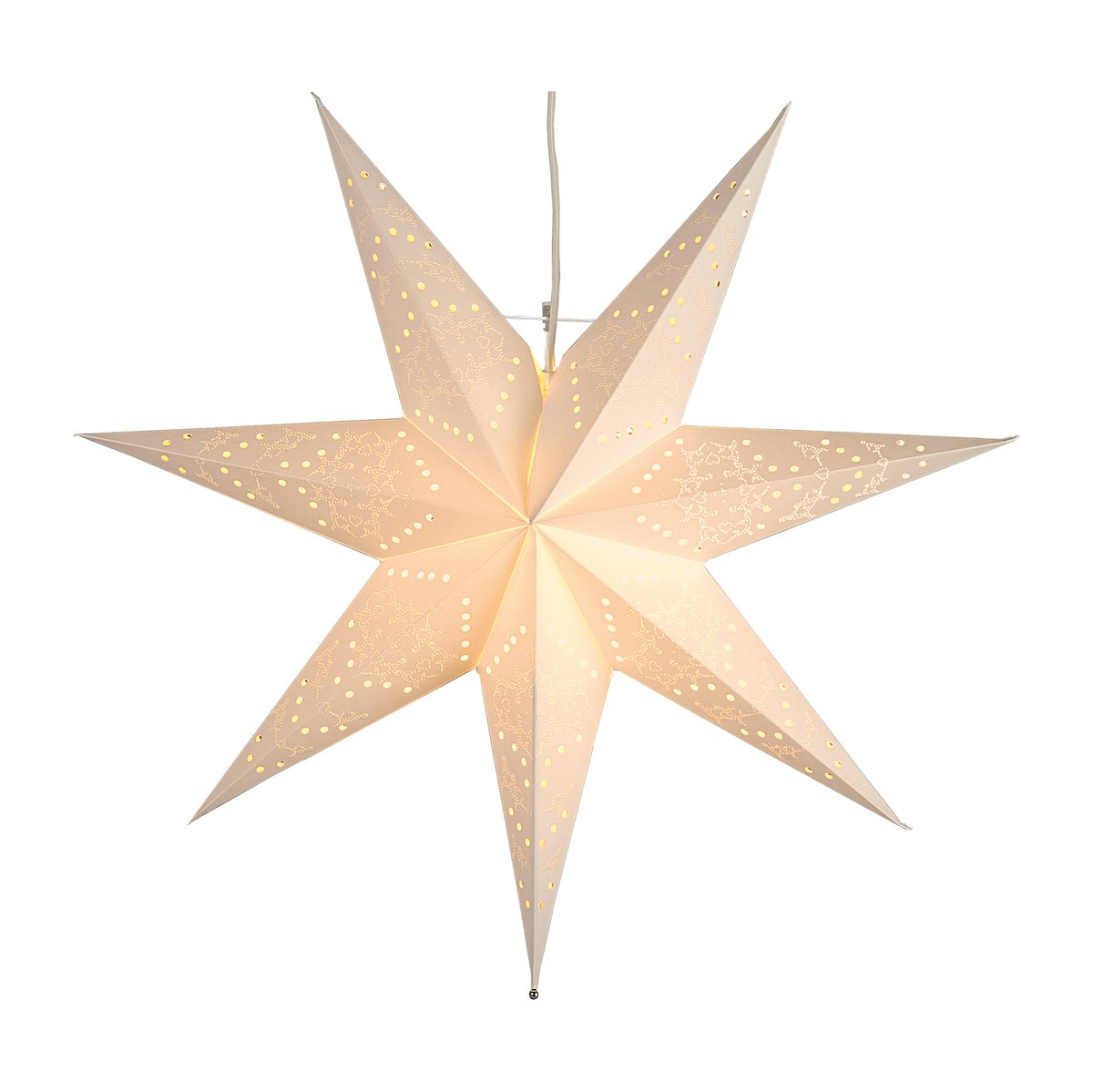 Sensy adventtitähti 54 cm Valkoinen