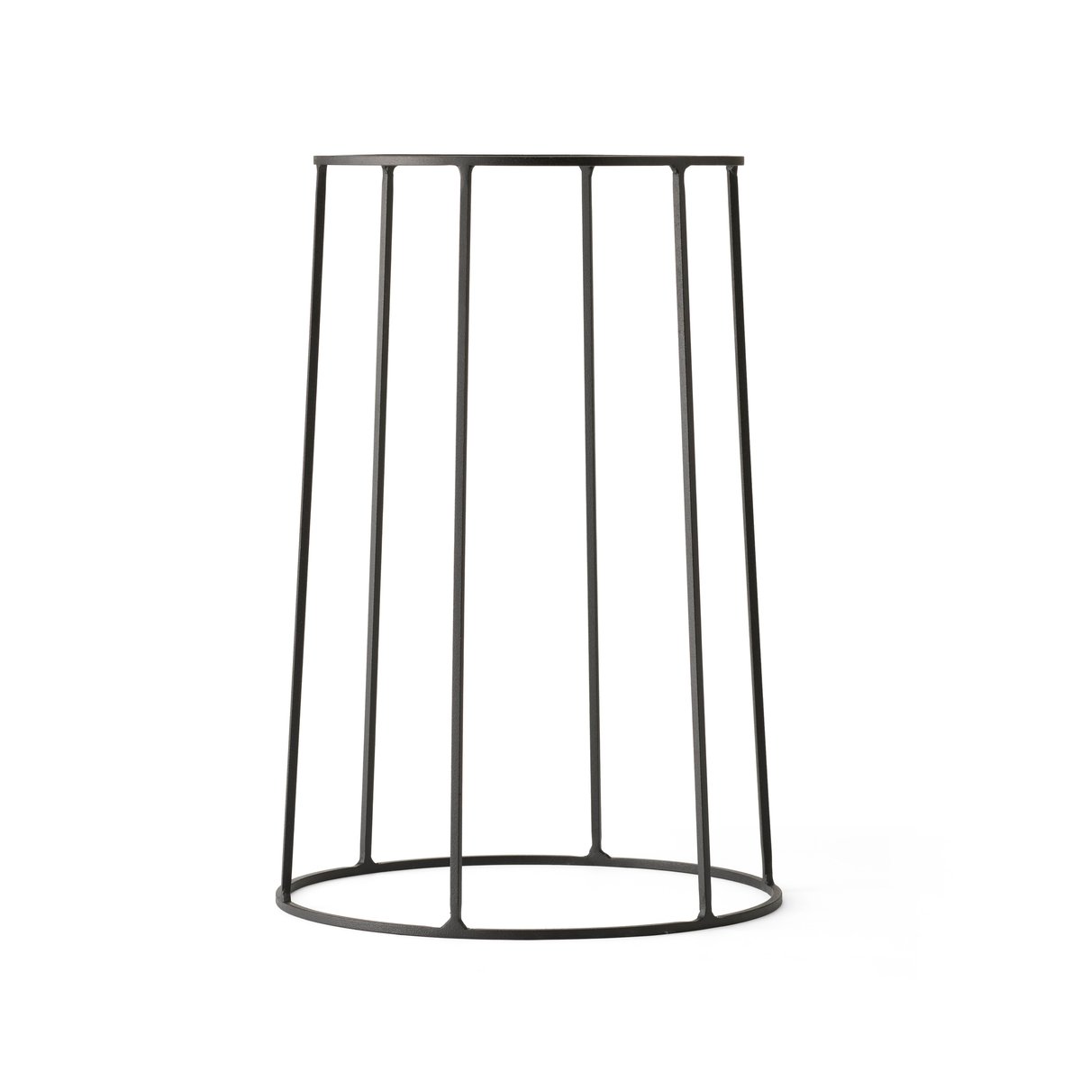 Wire Base kukkajalusta keskikokoinen musta
