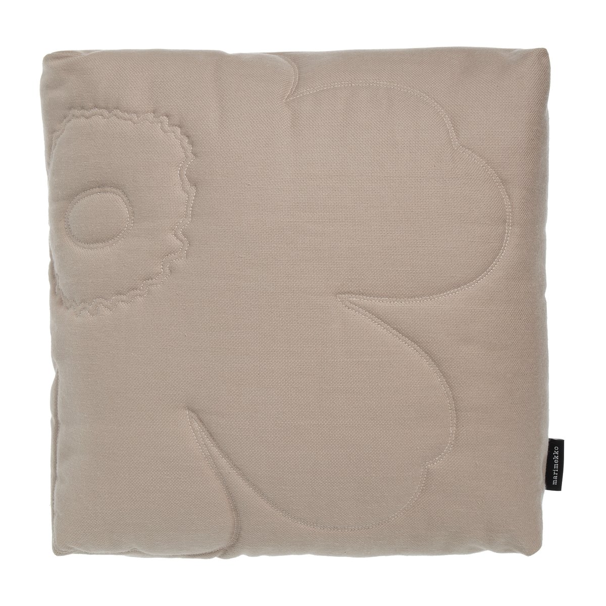 Unikko tikattu tyynynpäällinen 45 x 45 cm Beige