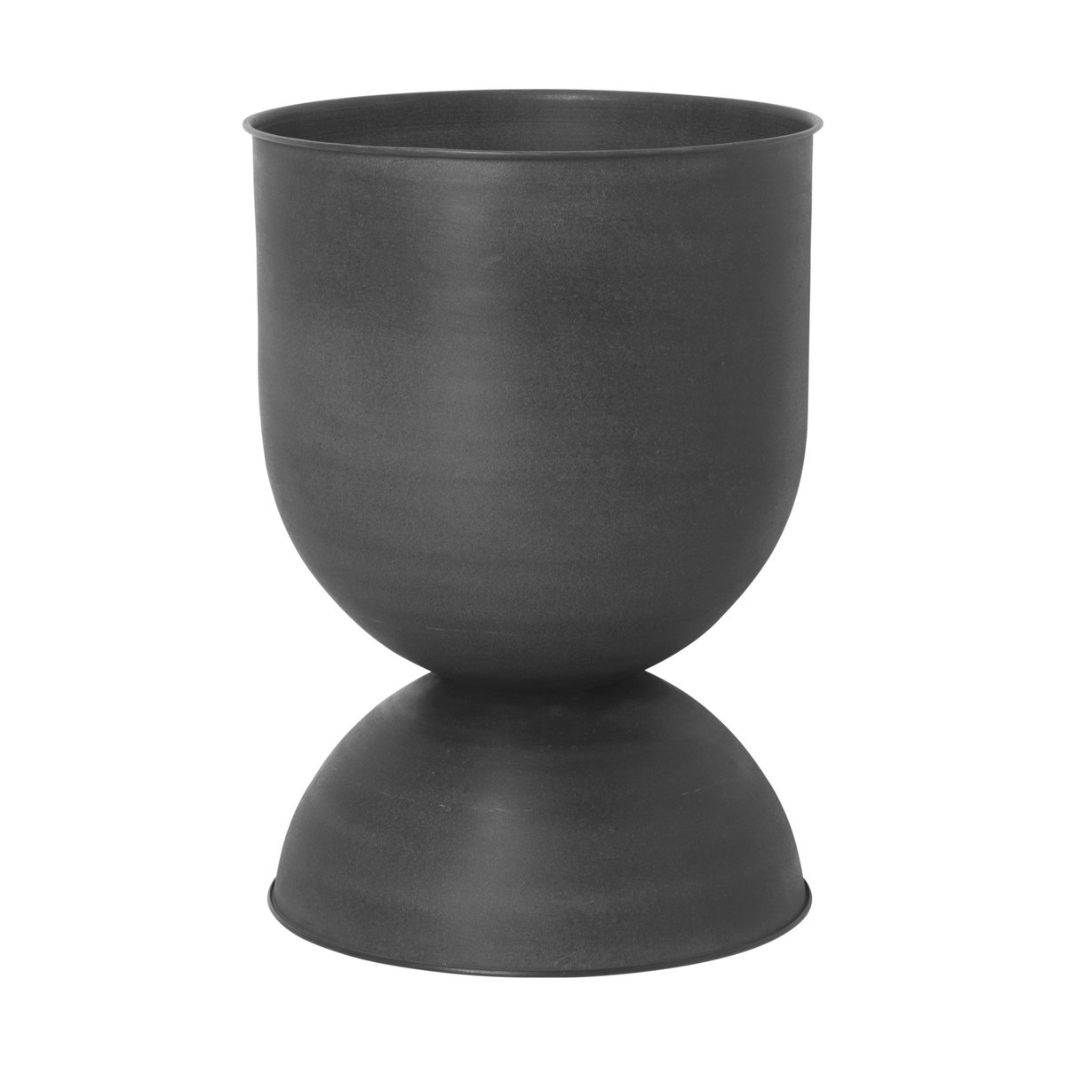 Hourglass ruukku, medium Musta-tummanharmaa