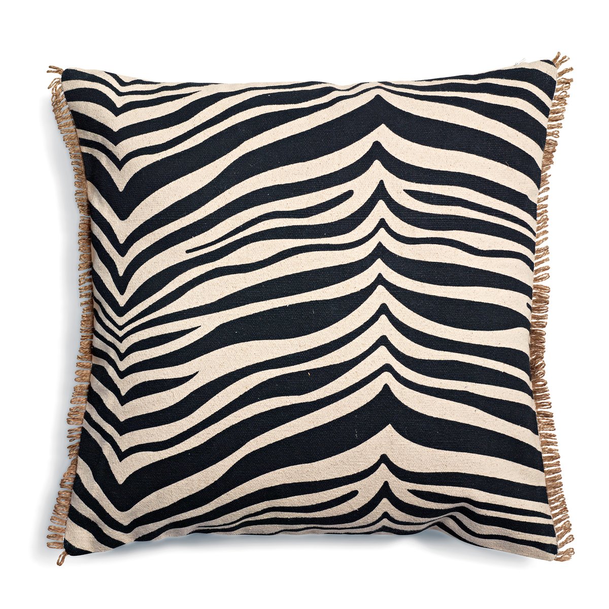 Zebra tyyny 50x50 cm Musta