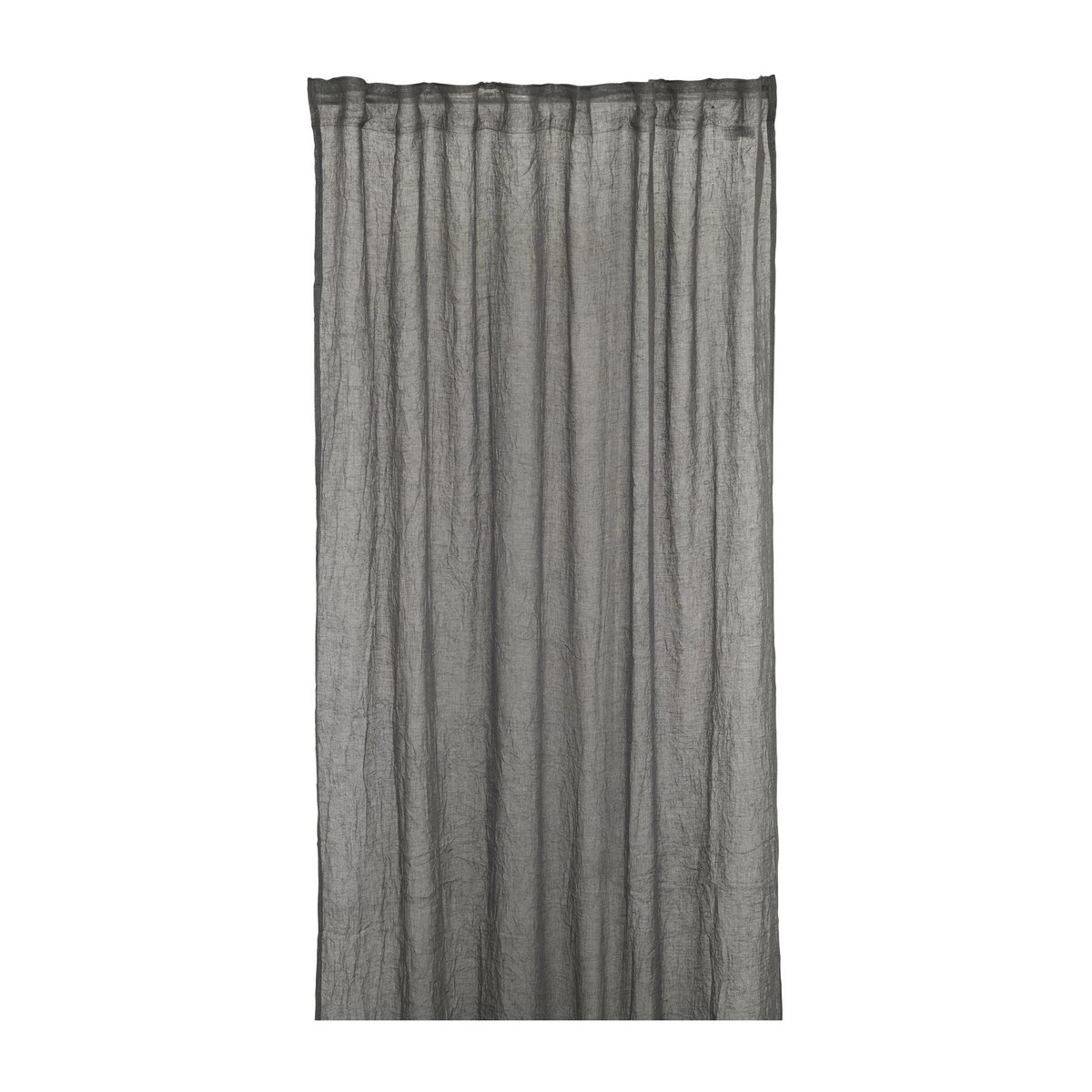 Mirja verhosetti 130x275 cm Musta-harmaa