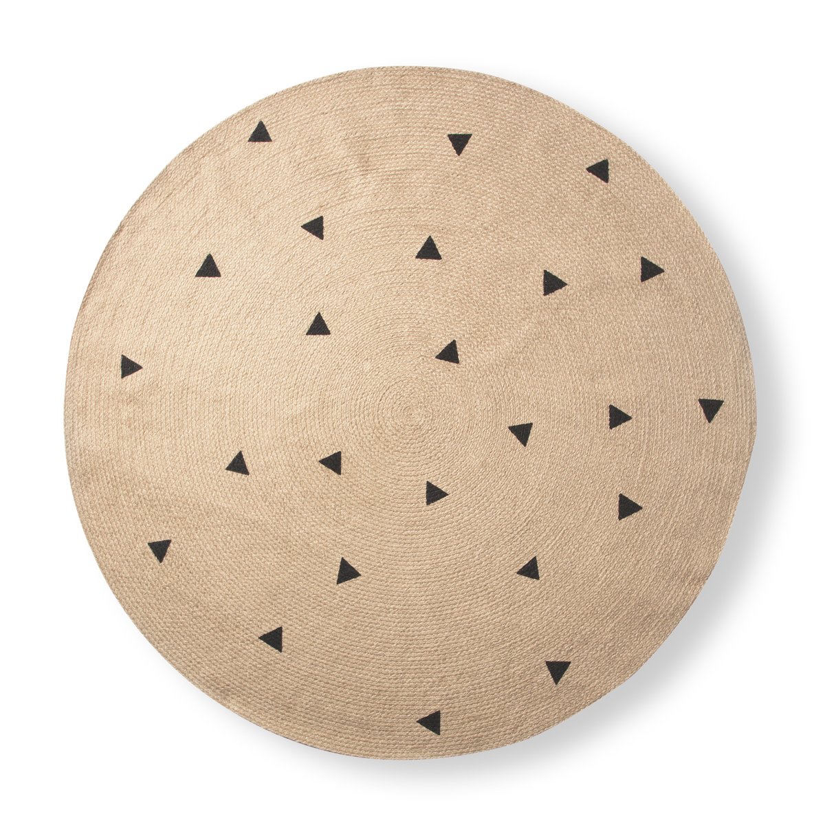 Ferm Living matto pyöreä Ø130 cm Triangle