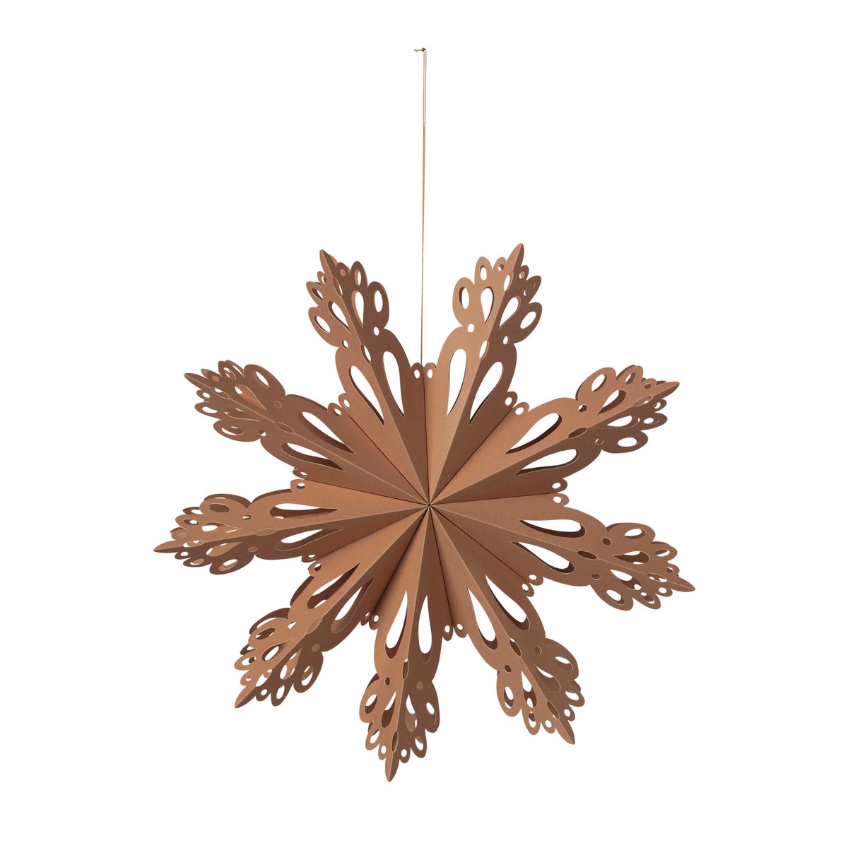 Snowflake joulukoriste Indian tan Ø30 cm