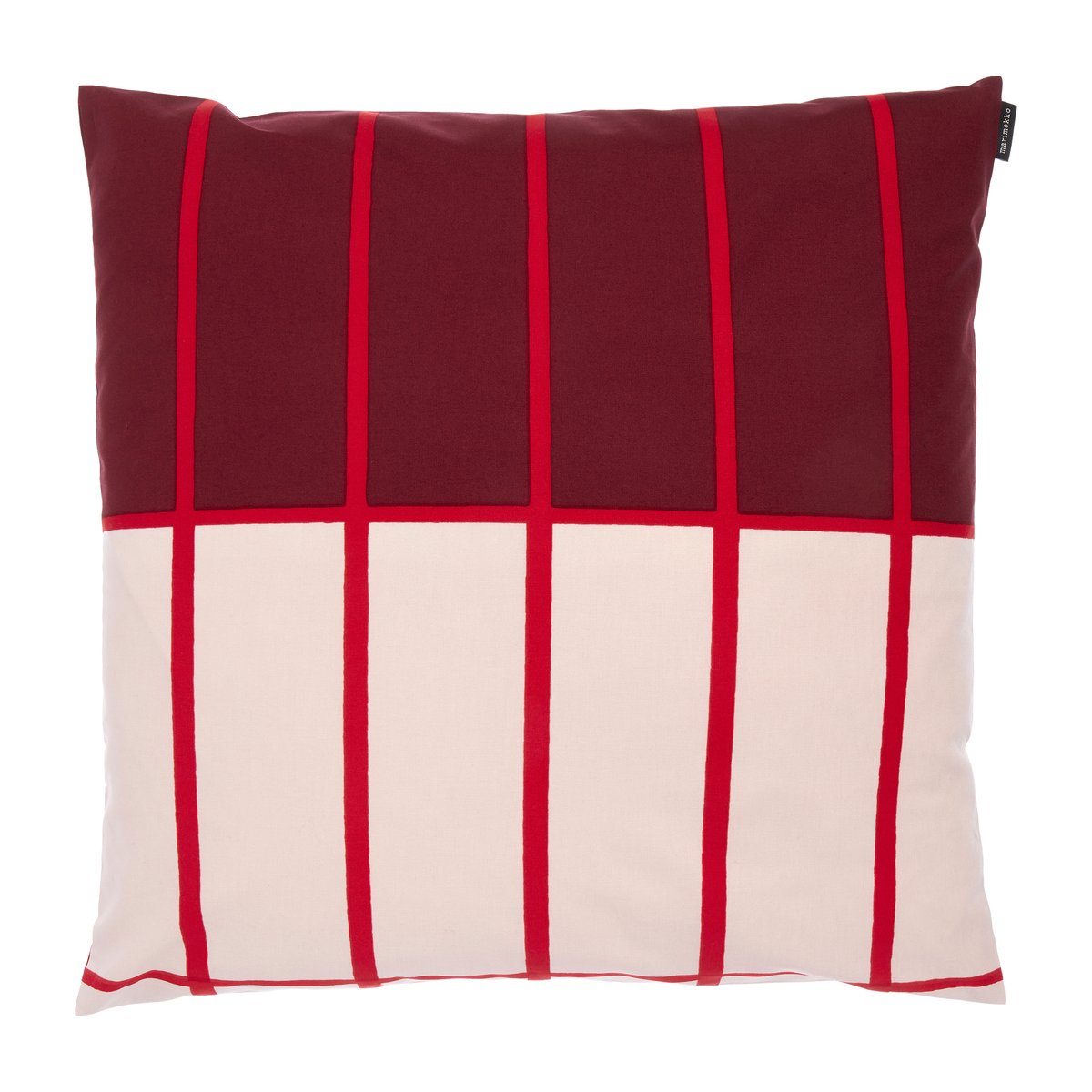 Tiiliskivi tyynynpäällinen 50x50 cm Tummanpunainen-punainen