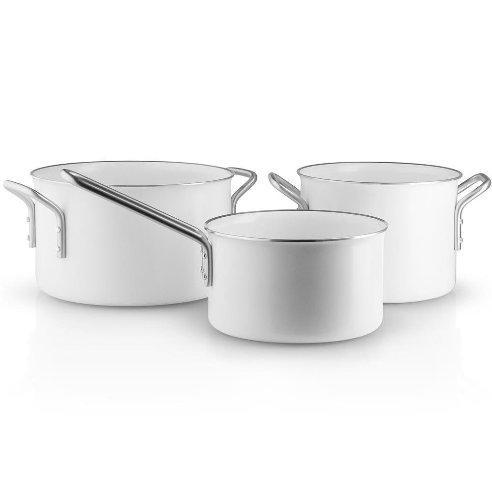 Eva Trio White Line kattilasetti 3-pack