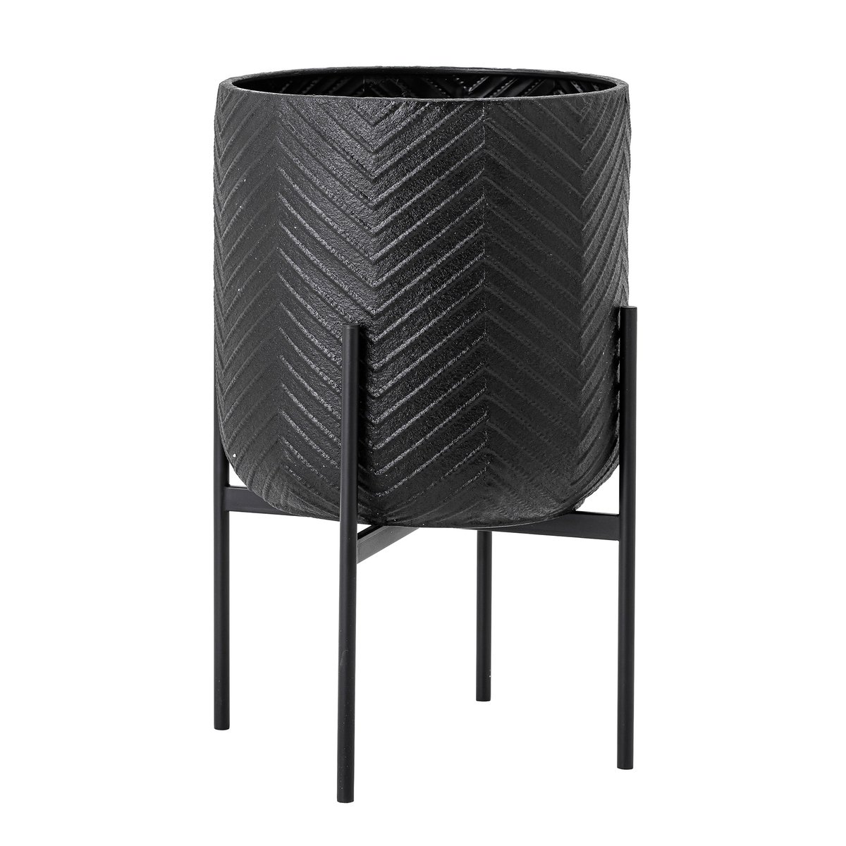 Bloomingville ruukku telineellä Ø 39 cm Musta