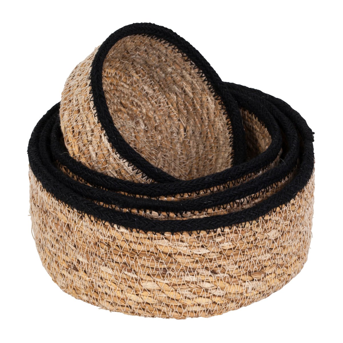 Emil seagrass kori small 4-pack Luonto-musta