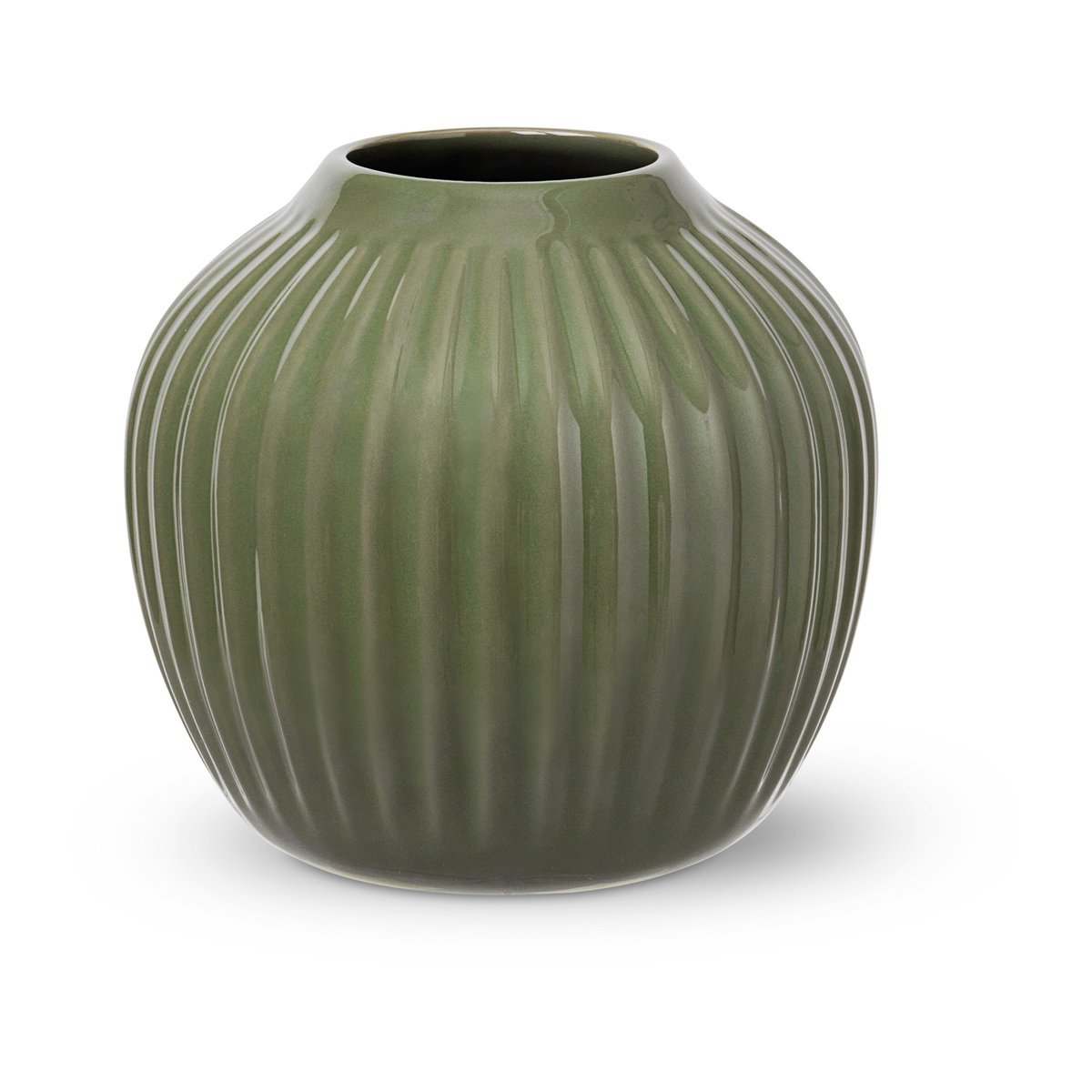 Hammershøi maljakko pieni Tummanvihreä