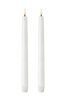 UYUNI LIGHTING - LED-kruunukynttilät - 2,3 x 25 cm, w/switch, 2/pakk.