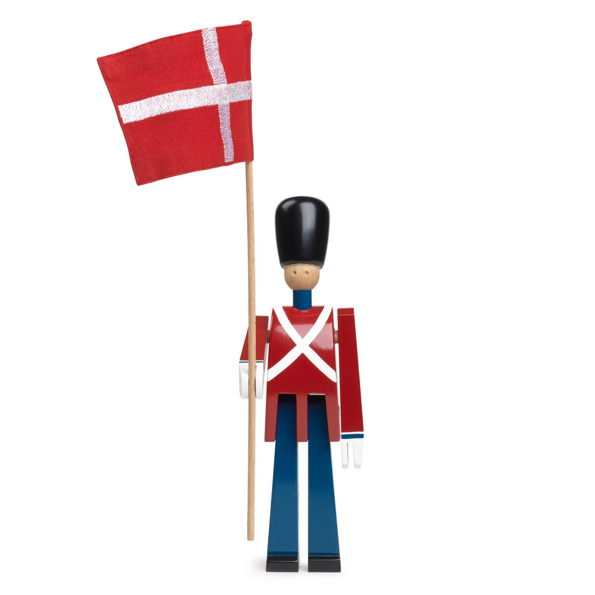 Kay Bojesen -lipunkantaja kangaslipulla 22 cm