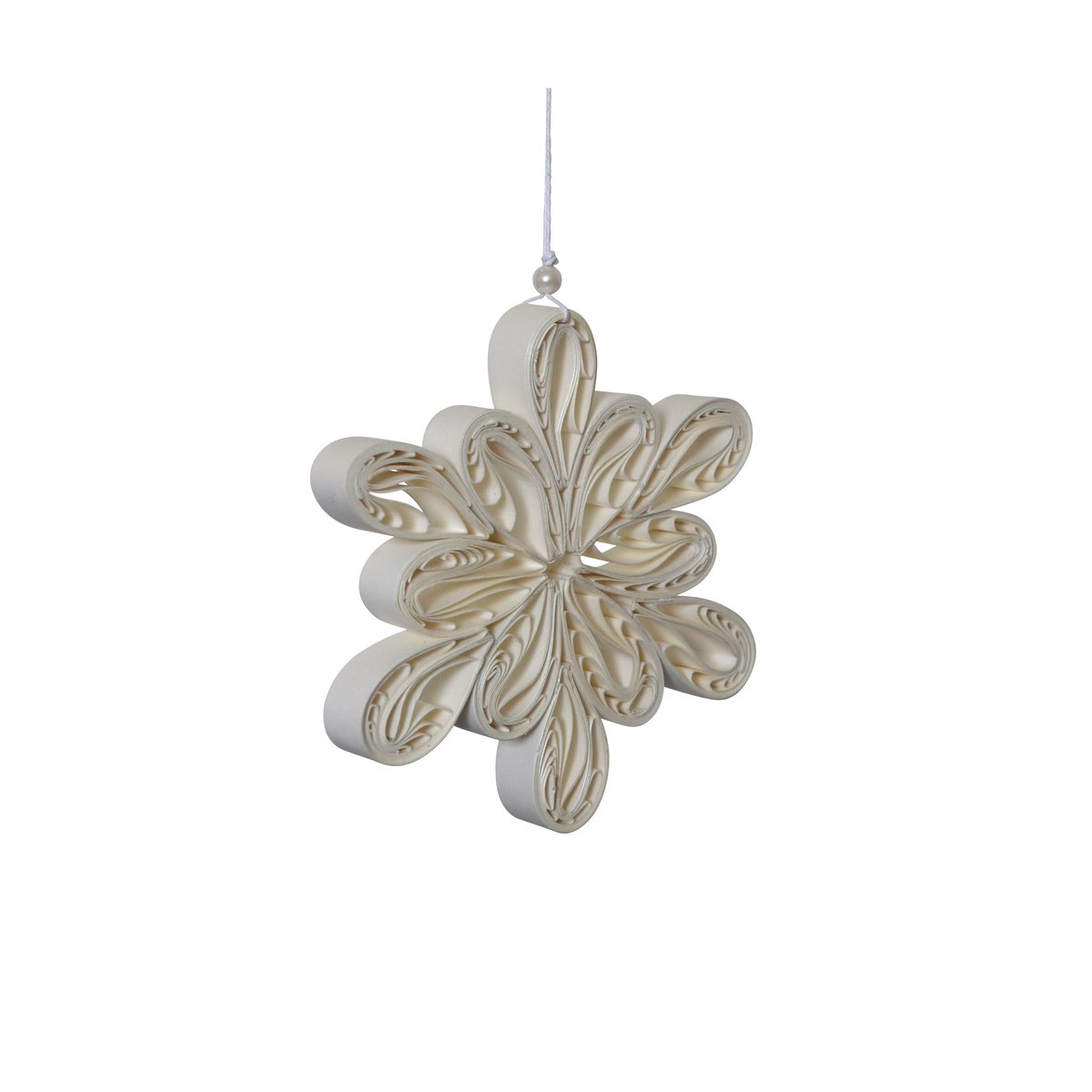 Light Flake -lumihiutale, valkoinen Pieni Ø 8 cm