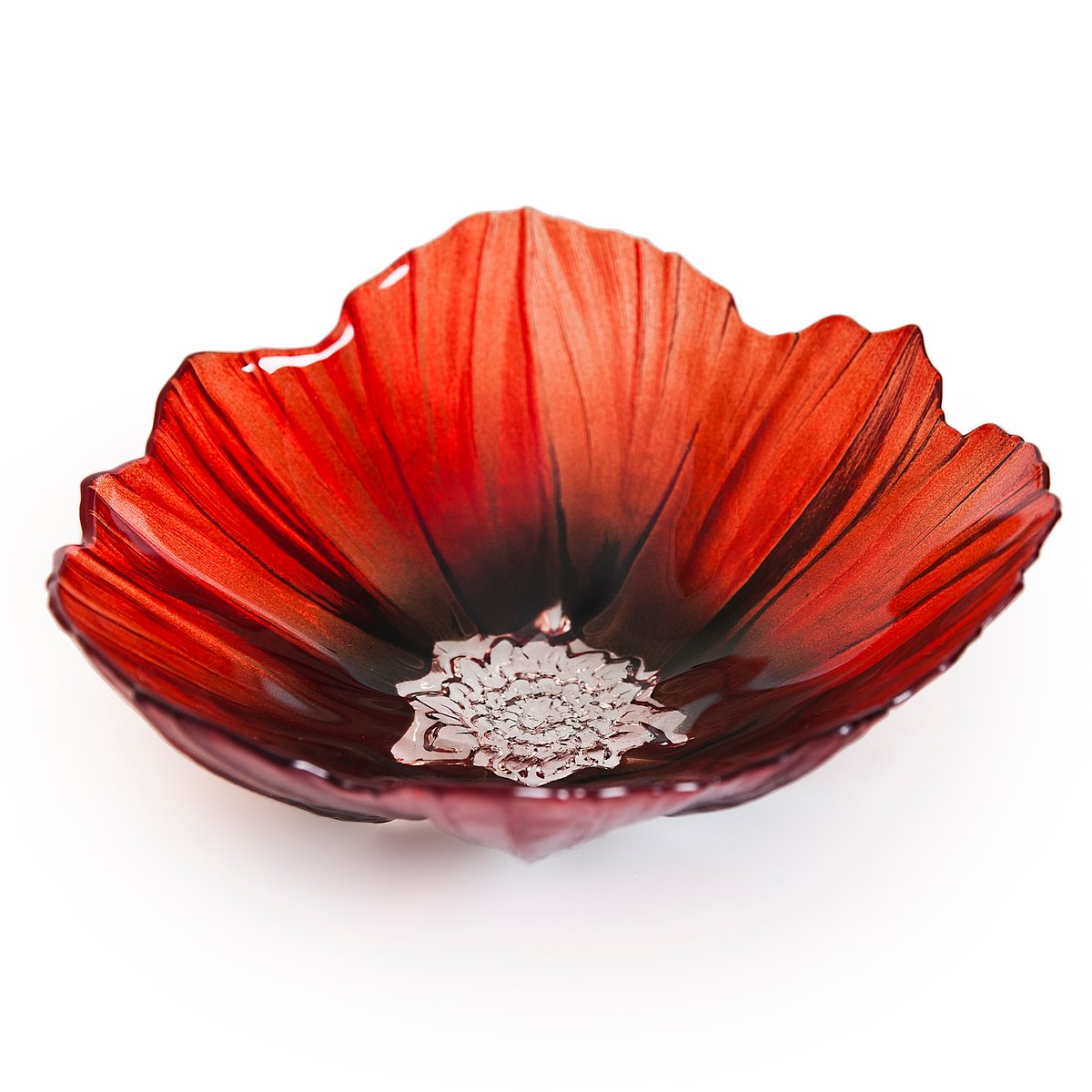 Poppy kulho suuri Punainen-musta