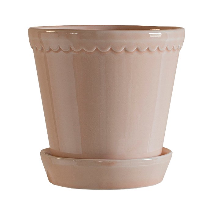 Helena ruukku lasitettu Ø16 cm Quartz rose