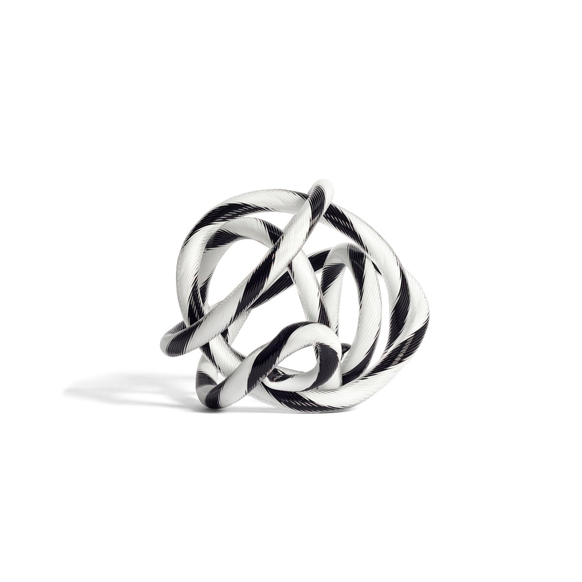 Knot No 2 S -lasiveistos Black-white