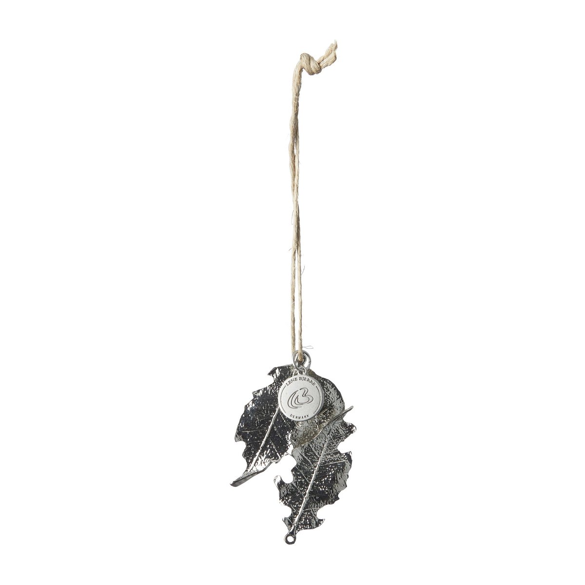 Nordic joulukoriste lehti 5,5 cm Hopea