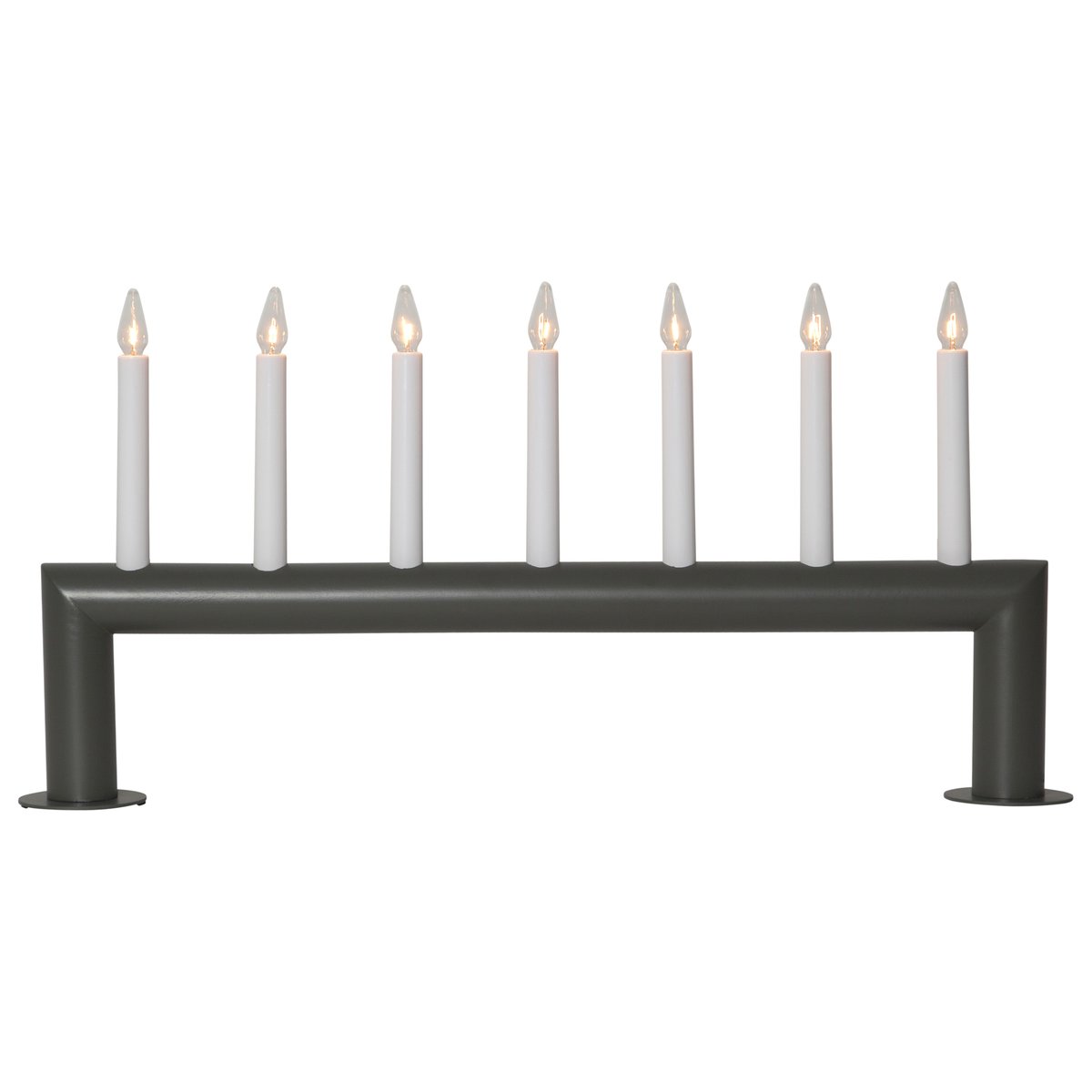 Circum adventtikynttilänjalka matala 29 cm Tummanharmaa