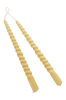 TWISTER kynttilät, 2/pakk. Ananas lakattu